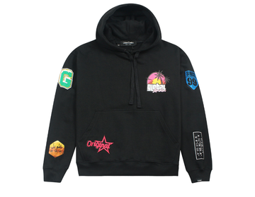 Patches Hoodie Black
